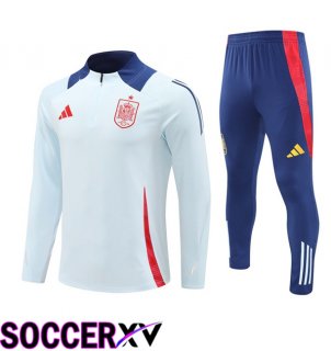 Spain kit Training Tracksuit Grey 2024/2025