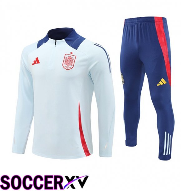 Spain kit Training Tracksuit Grey 2024/2025