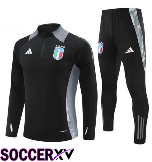 Italy kit Training Tracksuit Black 2024/2025