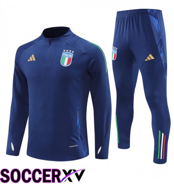 Italy kit Training Tracksuit Blue Royal 2024/2025