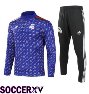 Real Madrid kit Training Tracksuit Blue 2024/2025