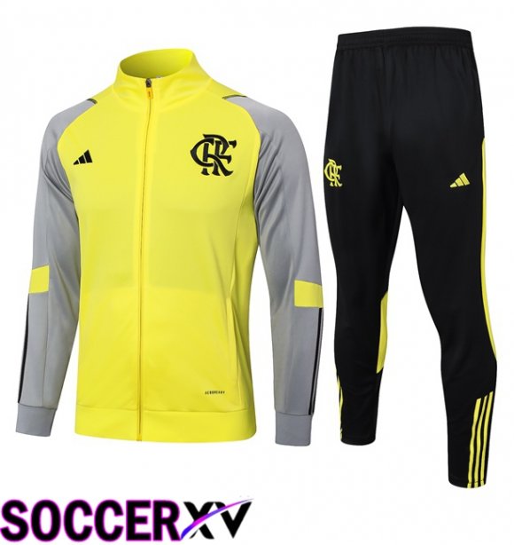 Flamengo Training Jacket Suit Yellow 2024/2025