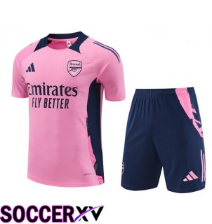 Arsenal kit Training T Shirt + Shorts Pink 2024/2025