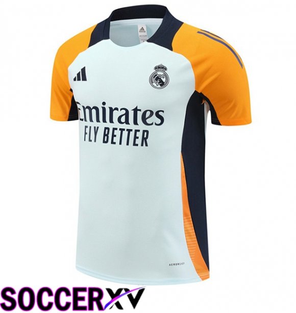 Real Madrid Training T Shirt Grey 2024/2025