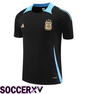 Argentina Training T Shirt Black 2024/2025