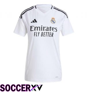 Real Madrid Women Home Soccer Jersey White 2024/2025