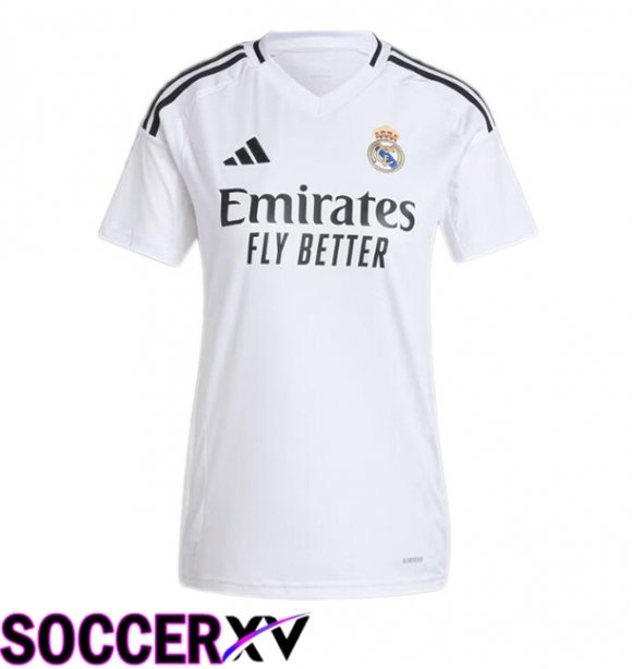 Real Madrid Women Home Soccer Jersey White 2024/2025