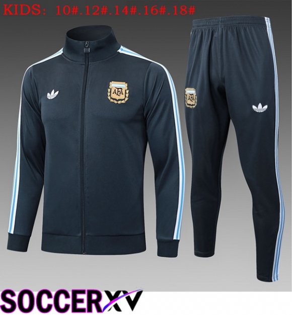 kit Training Tracksuit - Training Jacket Argentina Kids Grey 2025/2026