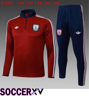 kit Training Tracksuit Arsenal Kids Red 2025/2026