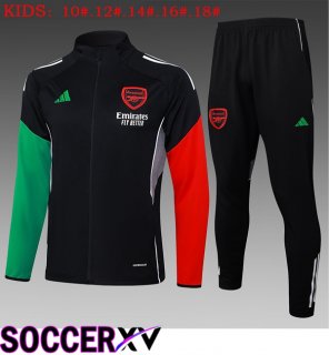 kit Training Tracksuit - Training Jacket Arsenal Kids Black Red Green 2025/2026