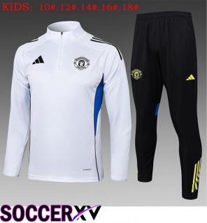 kit Training Tracksuit Manchester United Kids White 2025/2026