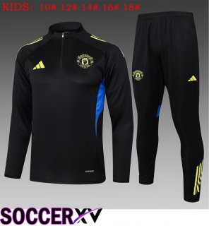 kit Training Tracksuit Manchester United Kids Black 2025/2026