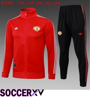 kit Training Tracksuit - Training Jacket Manchester United Kids Red 2025/2026