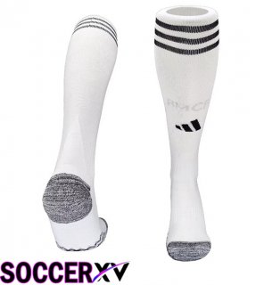 Soccer Socks Real Madrid Home White 2025/2026