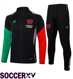 kit Training Tracksuit - Training Jacket Arsenal Black Red Green 2025/2026