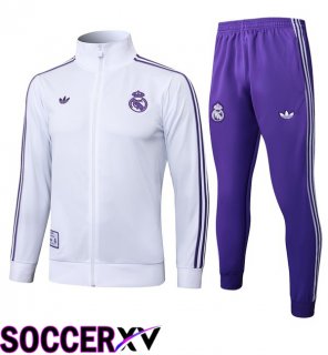 kit Training Tracksuit - Training Jacket Real Madrid White 2025/2026