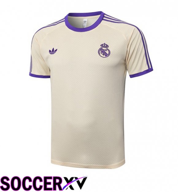 Training T Shirt Real Madrid Yellow 2025/2026