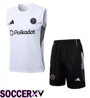 Gilet Soccer Inter Miami CF + Shorts White 2025/2026