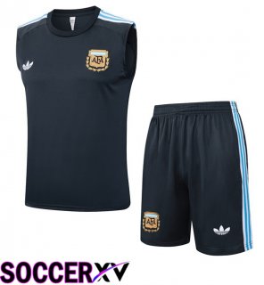 Gilet Soccer Argentina + Shorts Blue Royal 2025/2026
