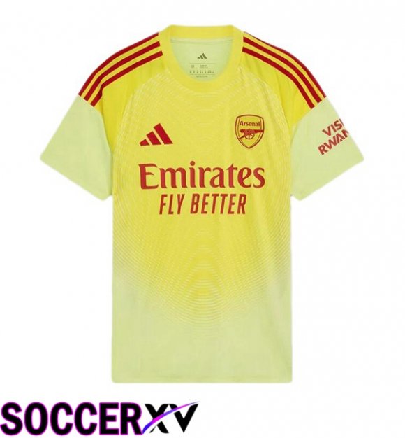 Soccer Jersey Arsenal Goalkeeper Yellow 2025/2026