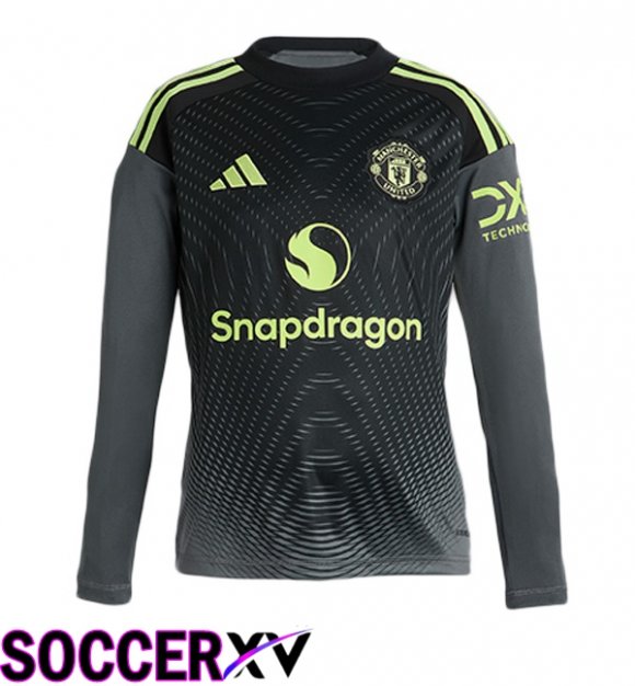 Soccer Jersey Manchester United Goalkeeper Long sleeve Black 2025/2026