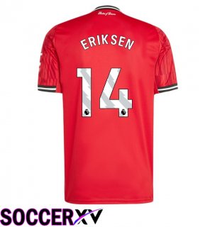 Soccer Jersey Manchester United (ERIKSEN 14) Home Red 2025/2026