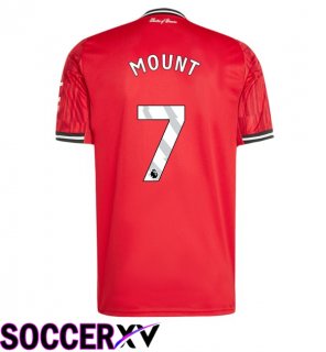 Soccer Jersey Manchester United (MOUNT 7) Home Red 2025/2026
