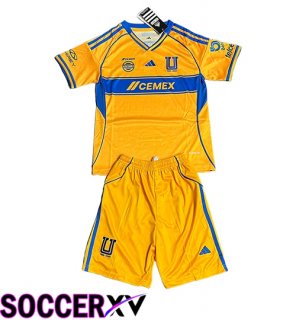 Soccer Jersey Tigres UANL Kids Home 2025/2026