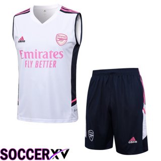 Arsenal Soccer Vest + Shorts White 2023/2024