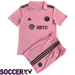 Inter Miami CF Kids Soccer Jersey Home Pink 2023/2024