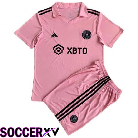 Inter Miami CF Kids Soccer Jersey Home Pink 2023/2024