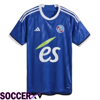 RC Strasbourg Alsace Soccer Jersey Home Blue 2023/2024