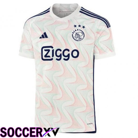 AFC Ajax Soccer Jersey Away White 2023/2024