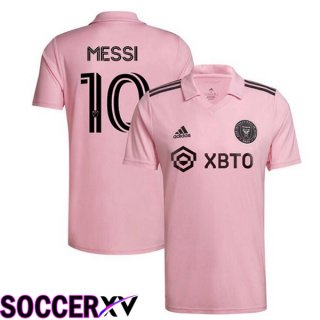 Inter Miami CF (MESSI 10) Soccer Jersey Home Pink 2023/2024