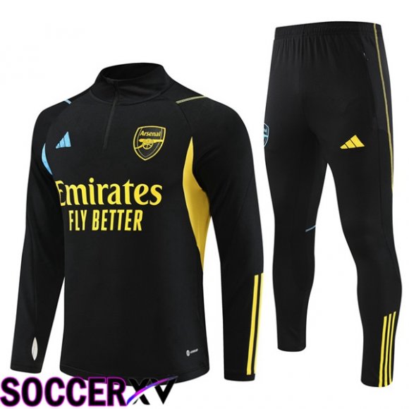 Arsenal Training Tracksuit Suit Black 2023/2024