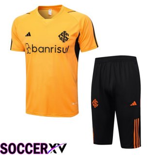 SC Internacional Training T Shirt + Shorts Orange 2023/2024