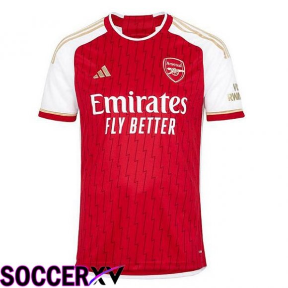 Arsenal Soccer Jersey Home Red White 2023/2024