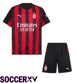 Soccer Jersey AC Milan Kids Home 2025/2026