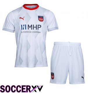 FC Heidenheim Kids Third Soccer Jersey White 2024/2025