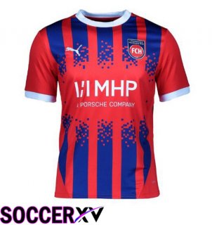 FC Heidenheim Home Soccer Jersey Red 2024/2025