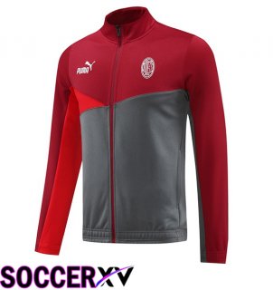 AC Milan Training Jacket Red Grey 2024/2025