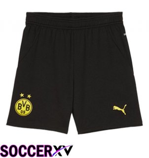 Dortmund BVB Home Soccer Shorts Black 2024/2025