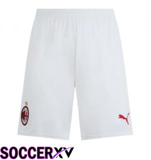 AC Milan Home Soccer Shorts White 2024/2025