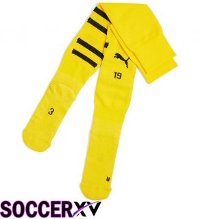 Dortmund BVB Home Soccer Socks Yellow 2024/2025