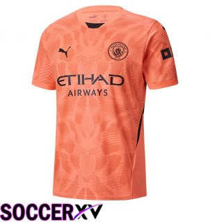 Manchester City Goalkeeper Soccer Jersey Pink 2024/2025