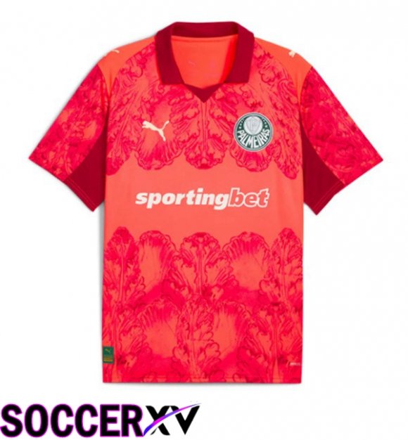 Soccer Jersey Palmeiras Club World Cup Goalkeeper Red 2025/2026