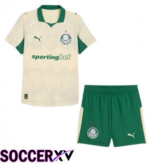 Soccer Jersey Palmeiras Club World Cup Kids Home Yellow 2025/2026