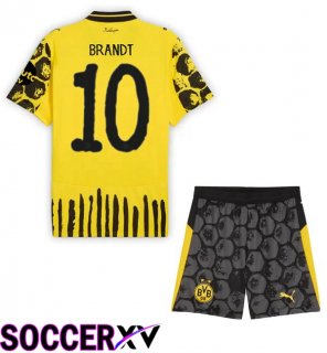 Soccer Jersey Dortmund BVB Club World Cup (Brandt 10) Kids Home Yellow Black 2025/2026