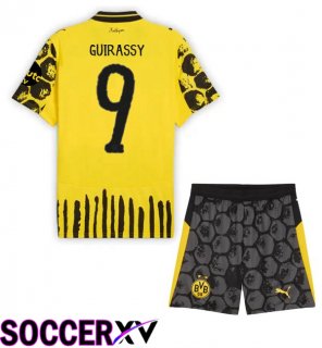 Soccer Jersey Dortmund BVB Club World Cup (Guirassy 9) Kids Home Yellow Black 2025/2026