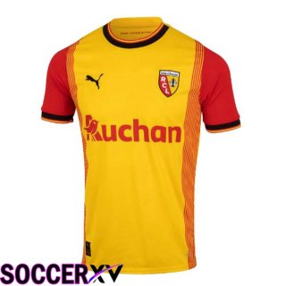 RC Lens Soccer Jersey Home Yellow Red 2023/2024